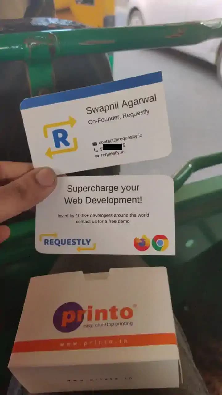 Here's my card!